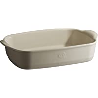 Emile Henry - Bandeja Rectangular de cerámica para Horno- tamaño pequeño- cerámica- Arcilla- 29 x 19 x 7 cm
